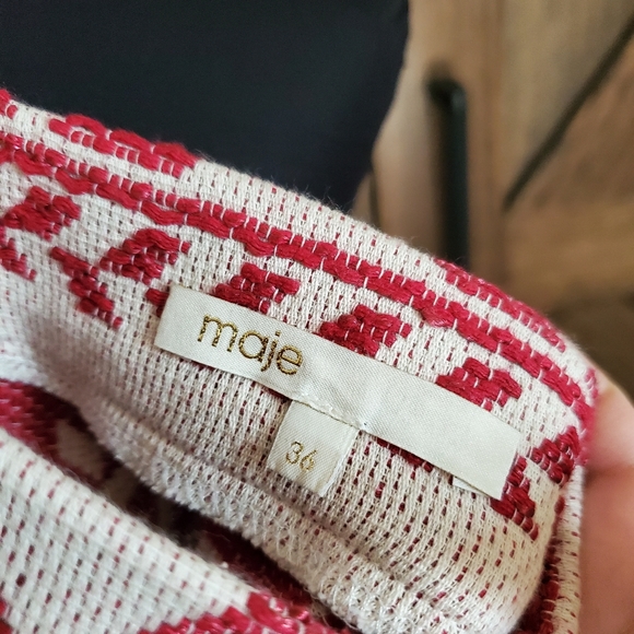 Maje Tribal Woven Skirt - Picture 3 of 3